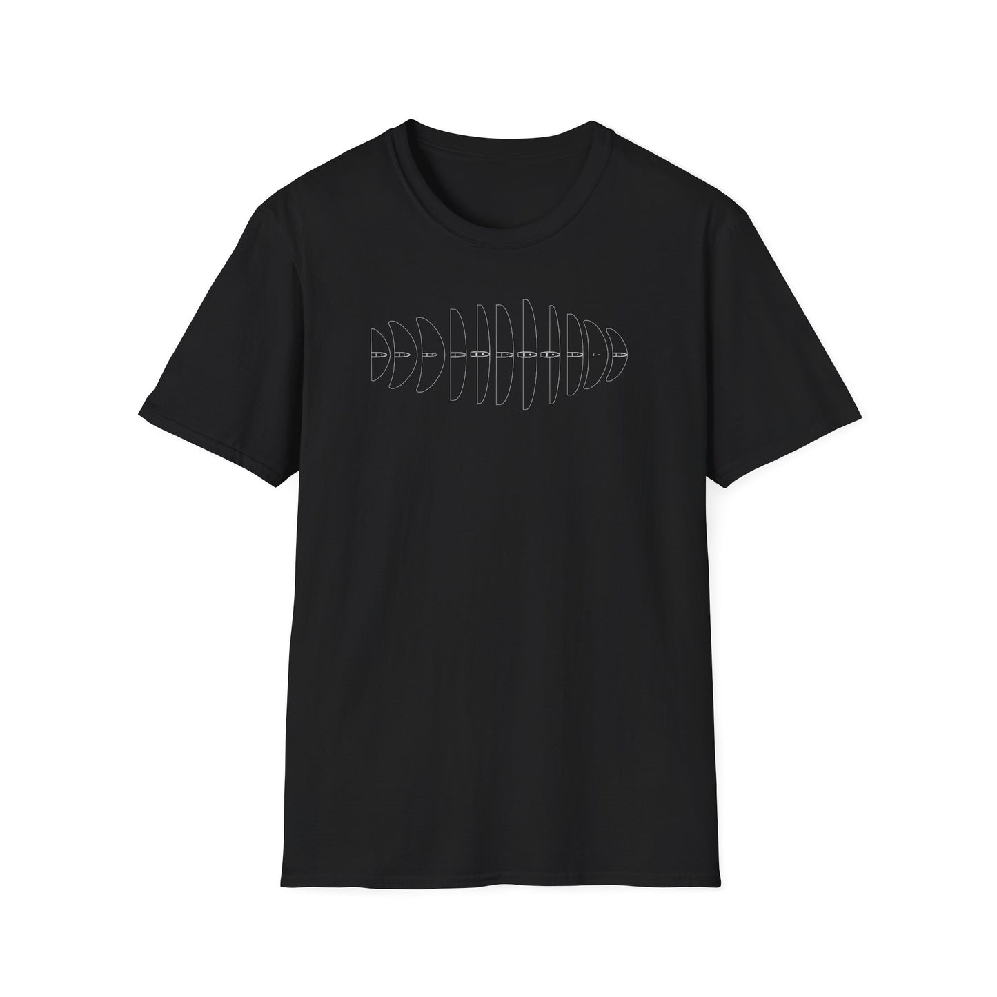 Delta Hydrofoil Music T-Shirt- Unisex Softstyle T-Shirt